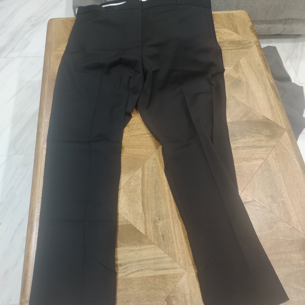 Burberry Wool Flat Front Trousers Us20 Uk22 3xl New (Fits 18) $731.00